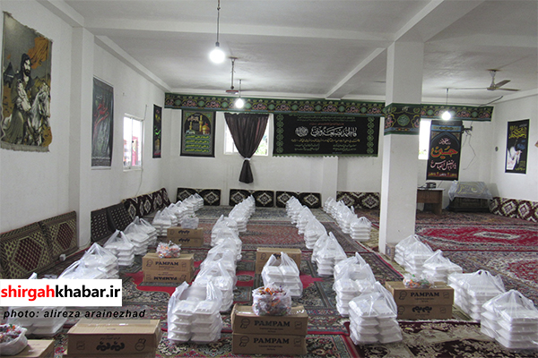 طبخ و توزیع ۵۵۰ پرس اطعام علوی در سوادکوه شمالی